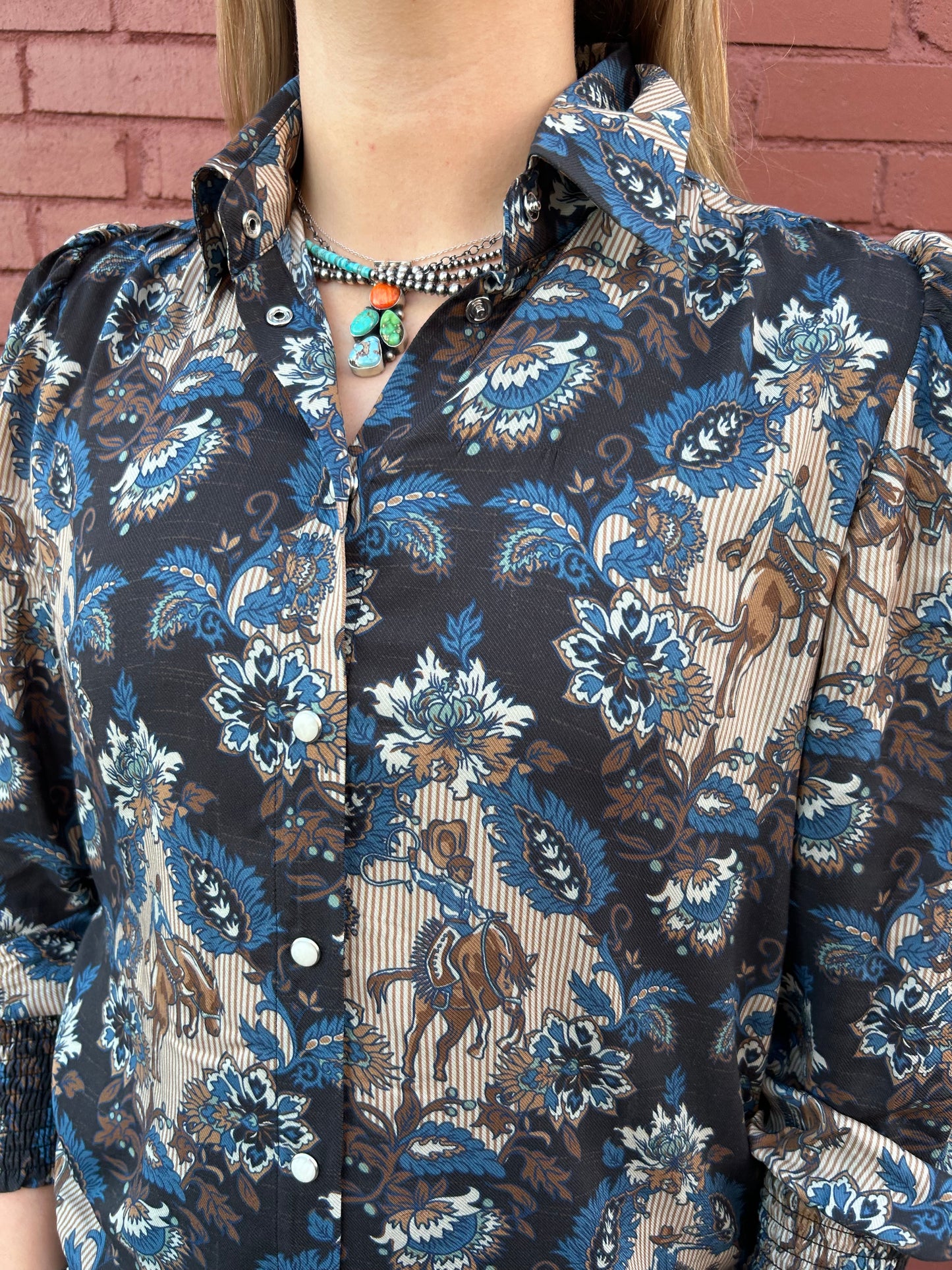 Dewitt's Damask Blouse