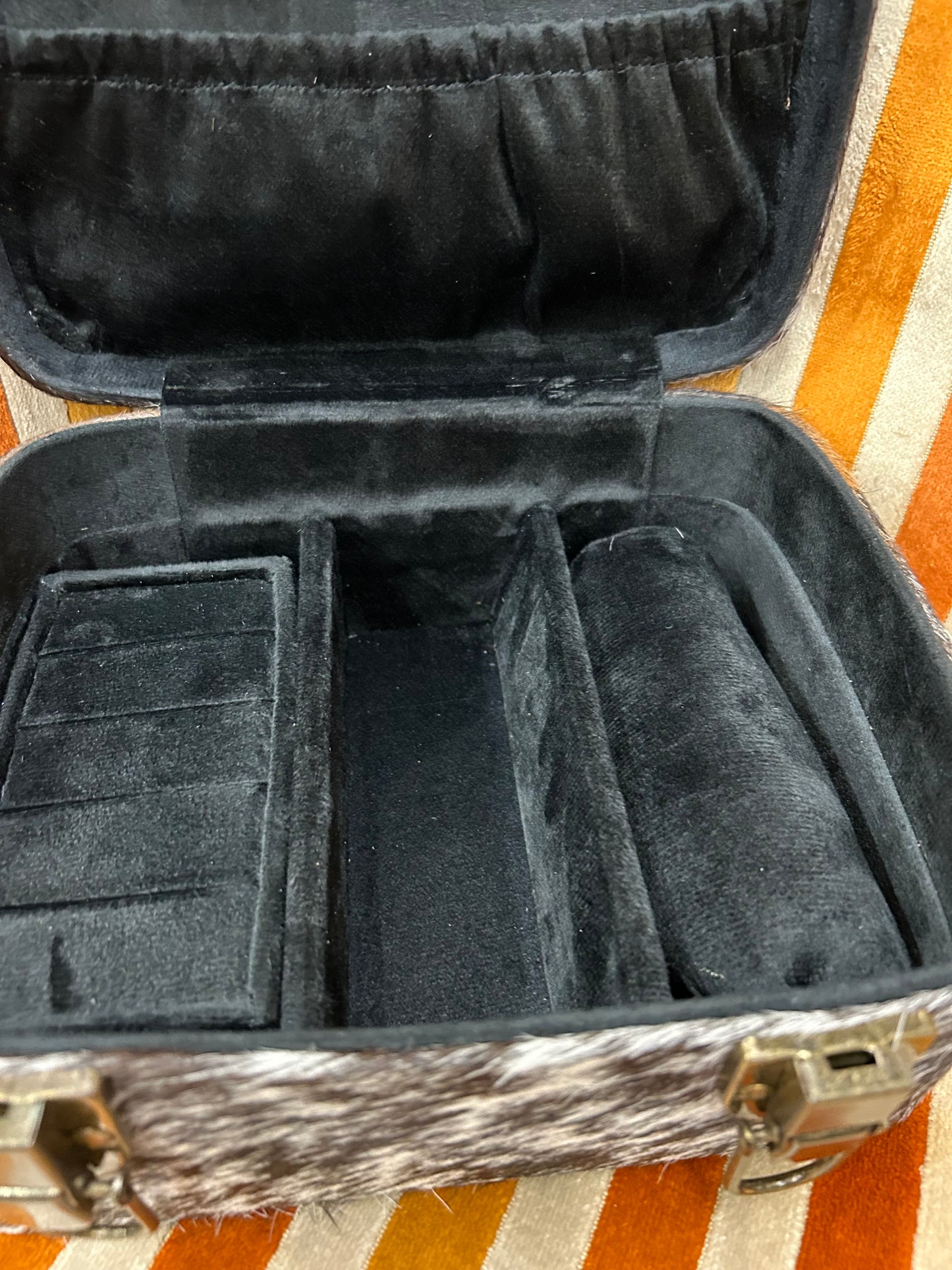 Checkered Top Jewelry Box