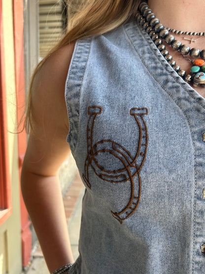 Roping Cowboy Vest