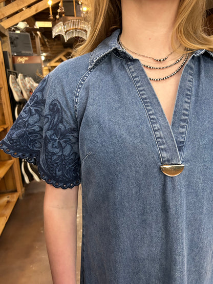 Denim Maxi Dress