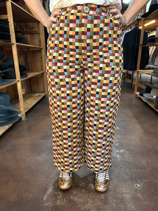 Checkered Pants