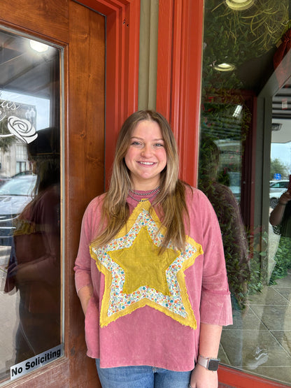 Oversized Star Top