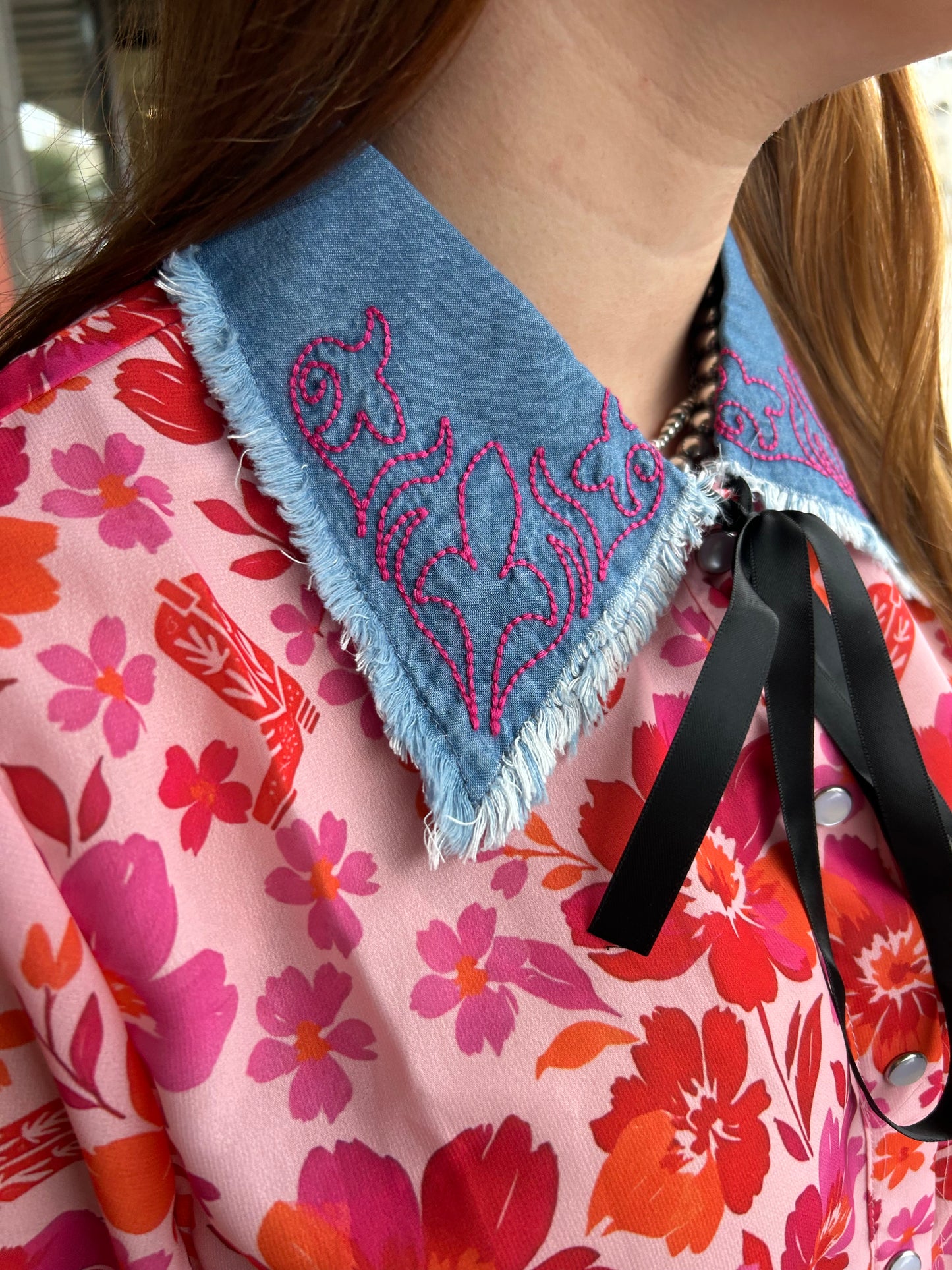 Margot Shirt - Pink Floral