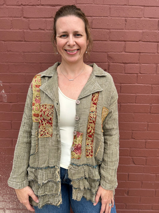 Soft Ruffle Jacket