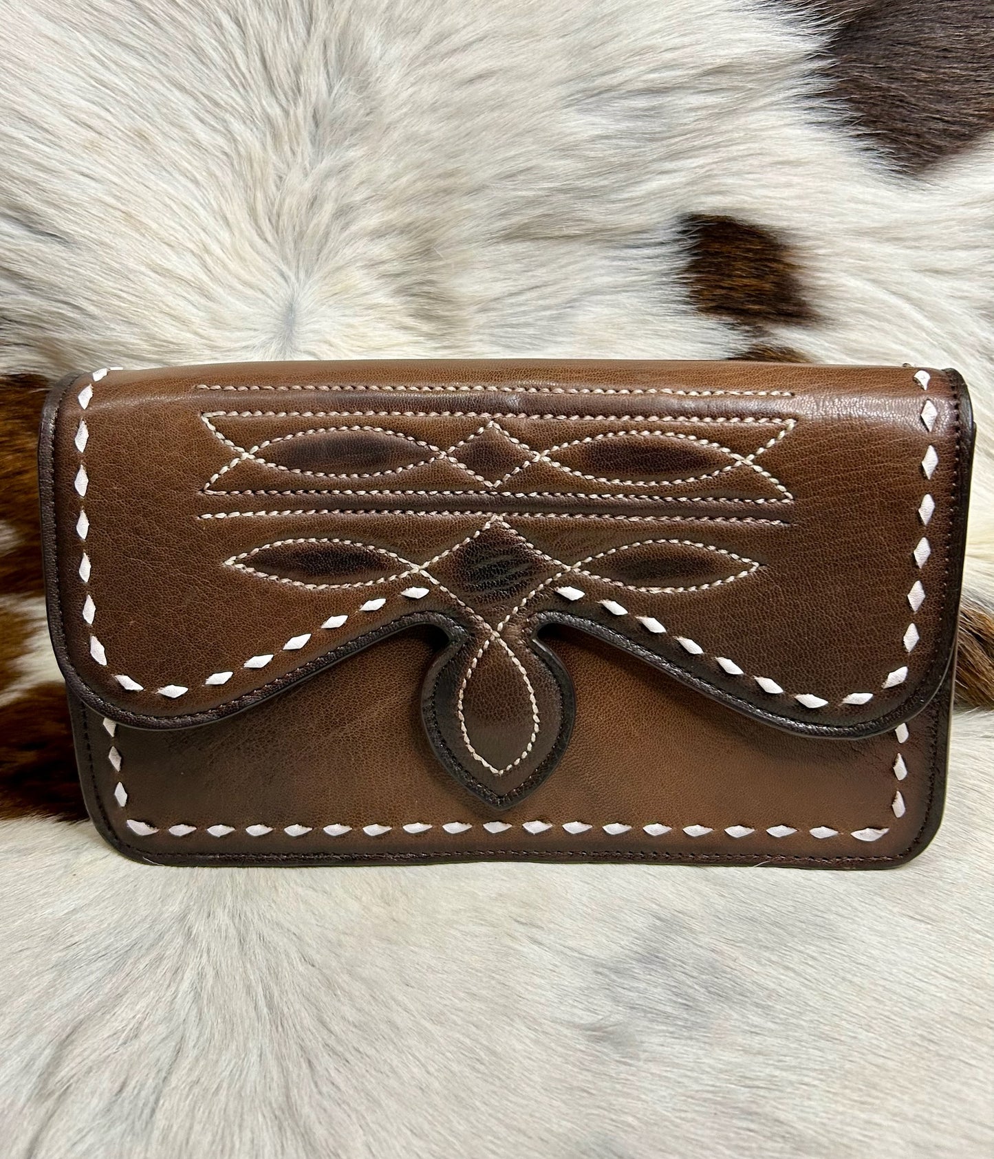 Bootstitch Crossbody - Brown