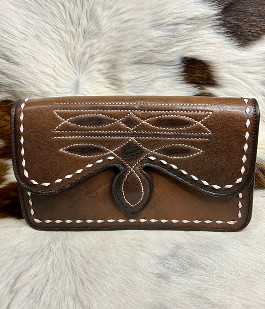 Bootstitch Crossbody - Brown