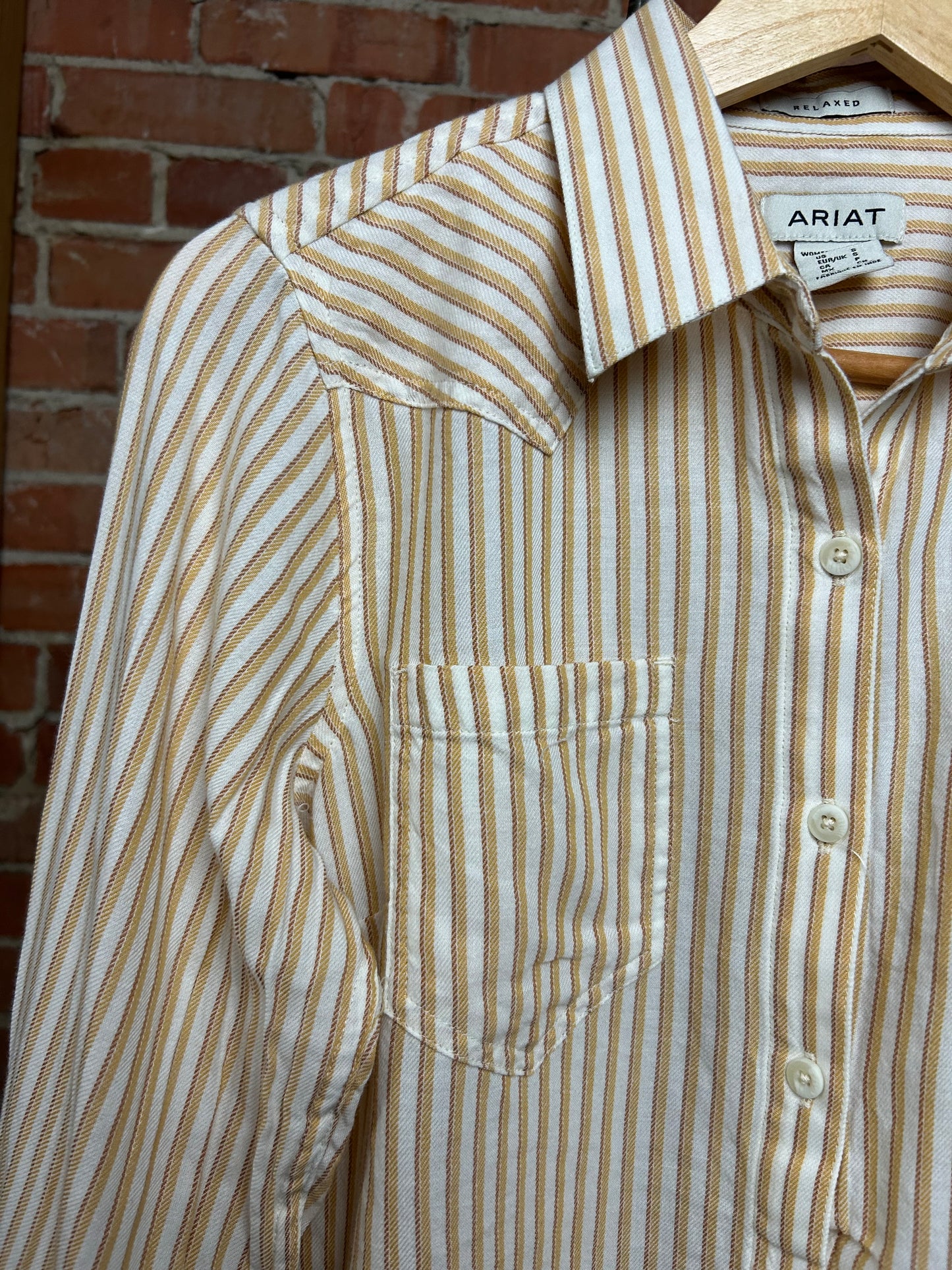 Mustard/Rust Billie Jean Shirt