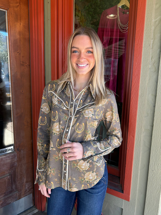 Lucky Belle Button Up