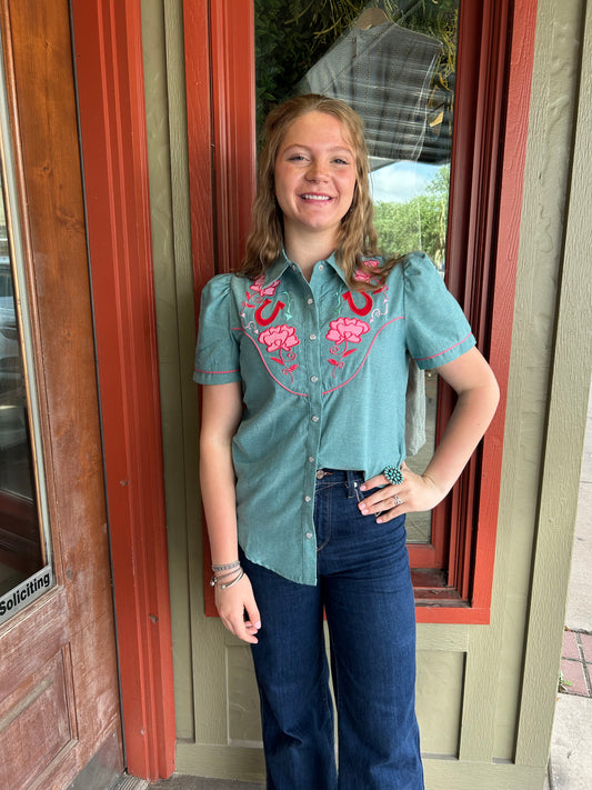 Fields Shirt - Rose