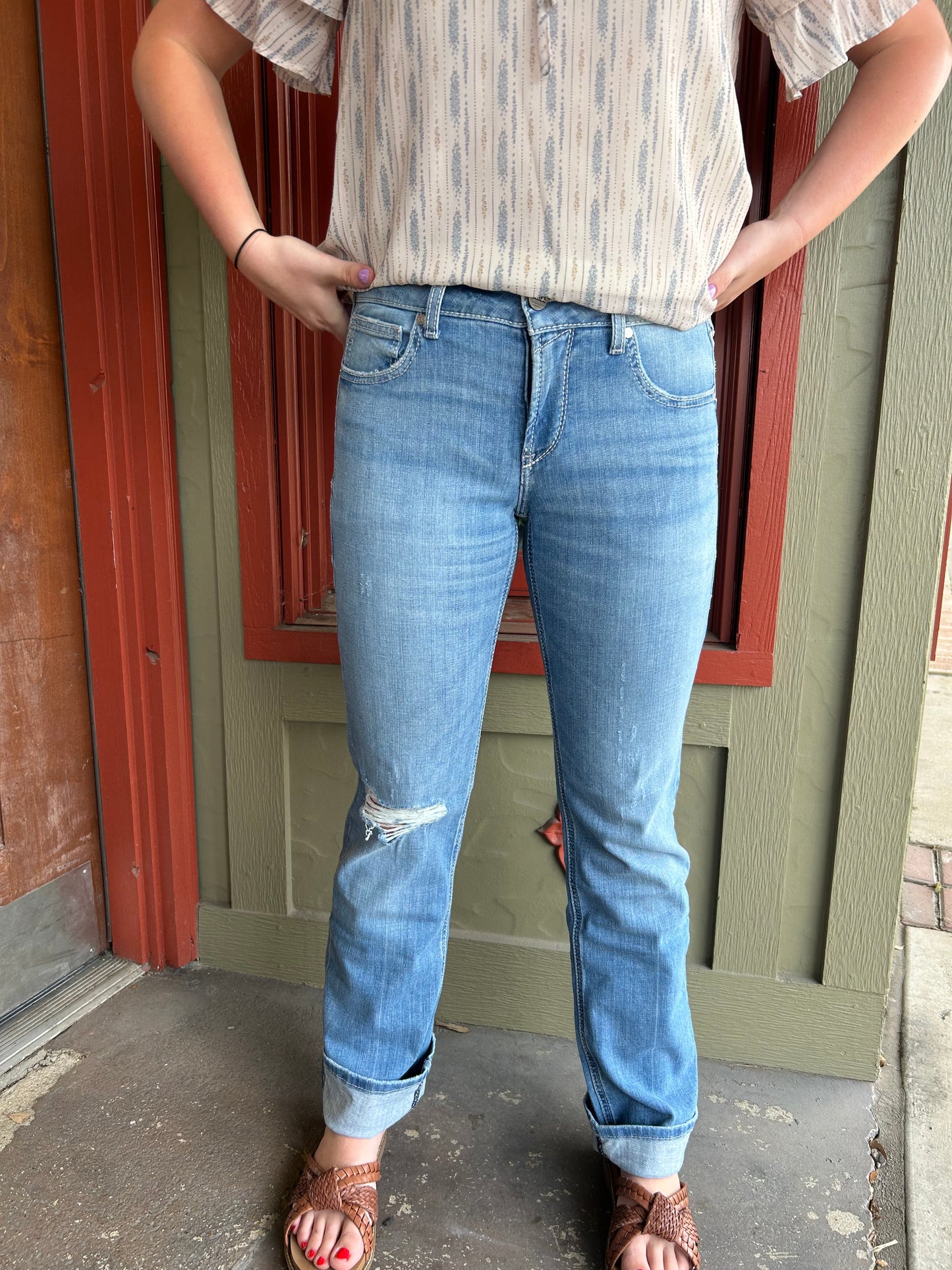 Nika Straight Leg Jean