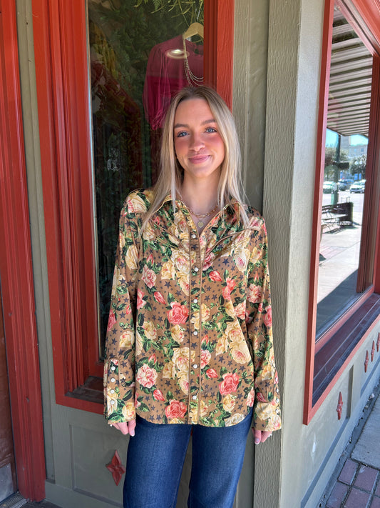 Wildflower Wishes Button Up