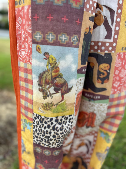 Cowboy Collage Pants