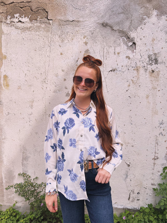Blue Rose Homestyle Shirt