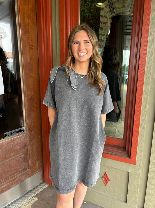 Bow T-Shirt Dress