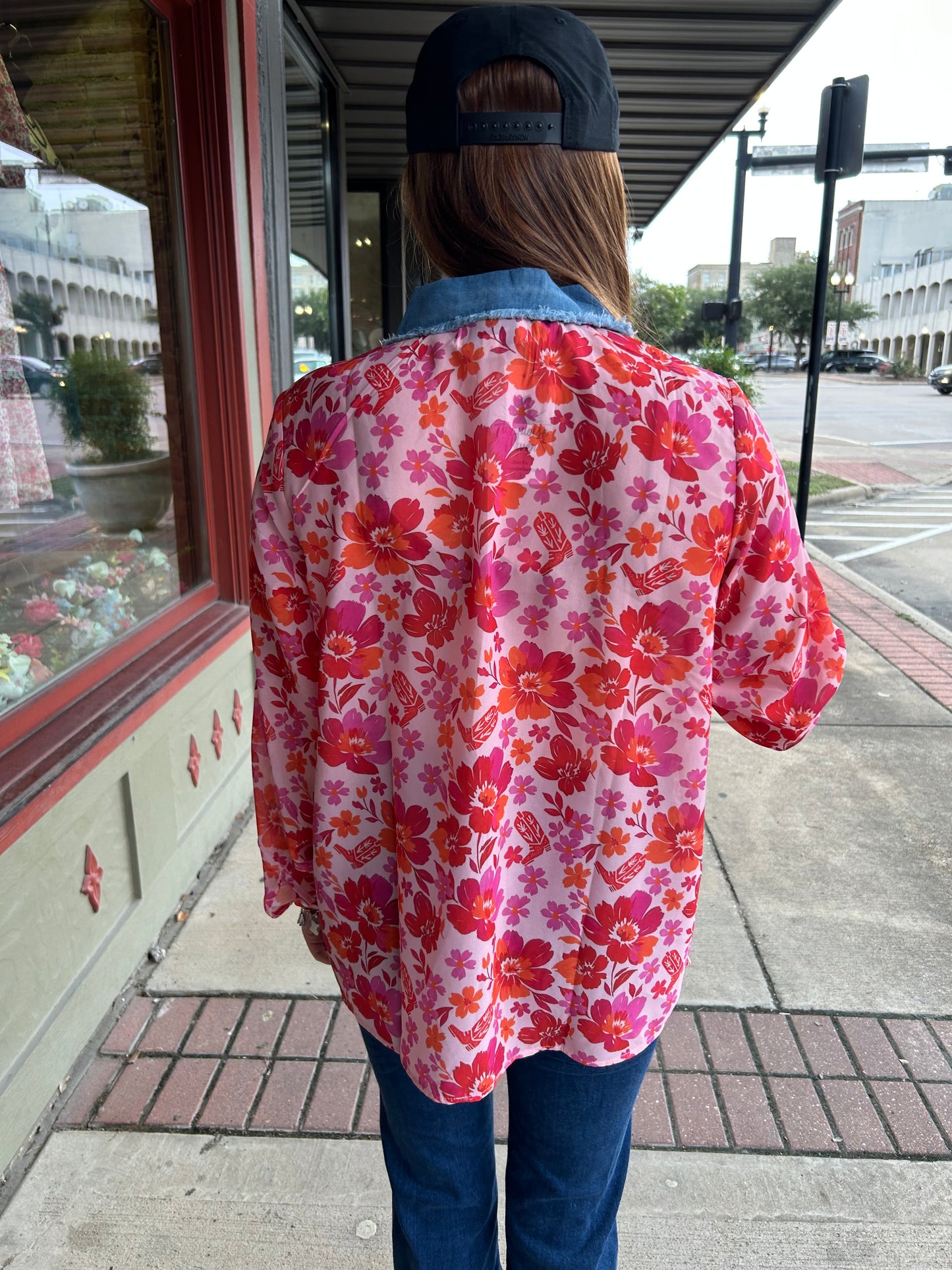 Margot Shirt - Pink Floral