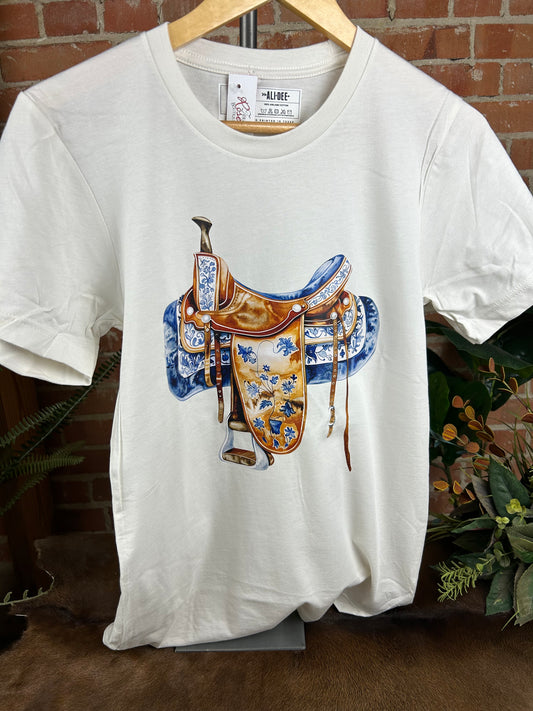 Fancy Saddle Tee