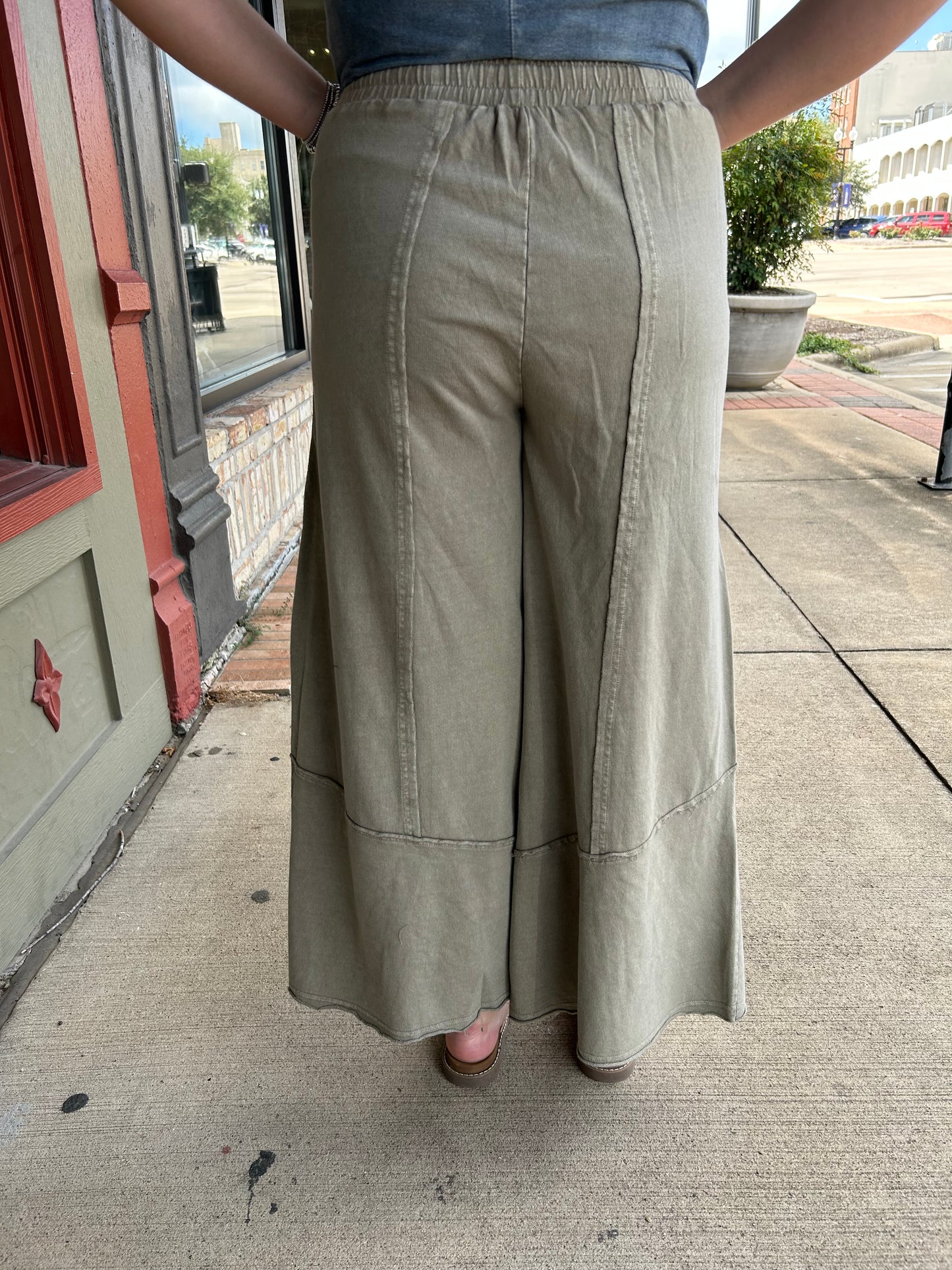 Charli Brown Pants - Jaquard