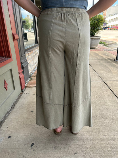Charli Brown Pants - Jaquard