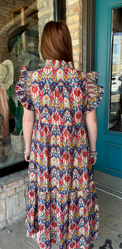 Ikat Dress