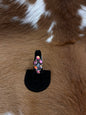 Pink Dhalia Cluster Ring