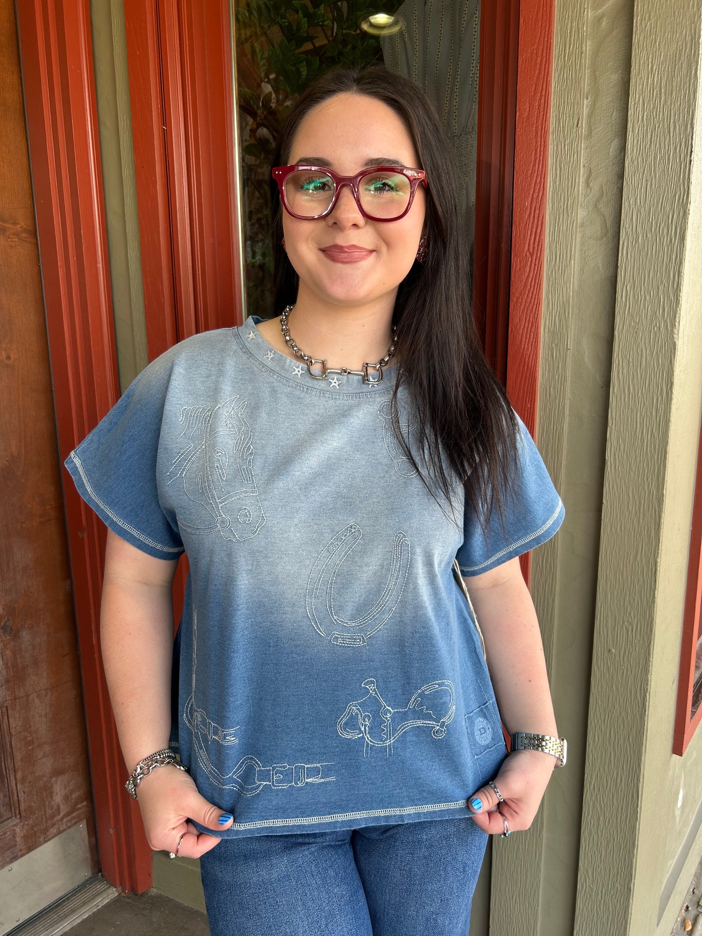 Cowboy Gist Top