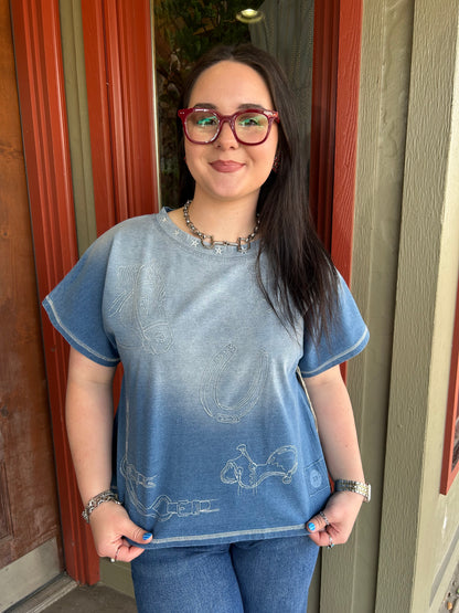 Cowboy Gist Top