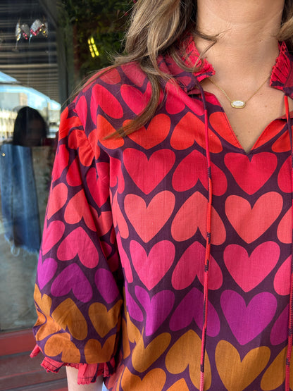 Ombre Heart Top