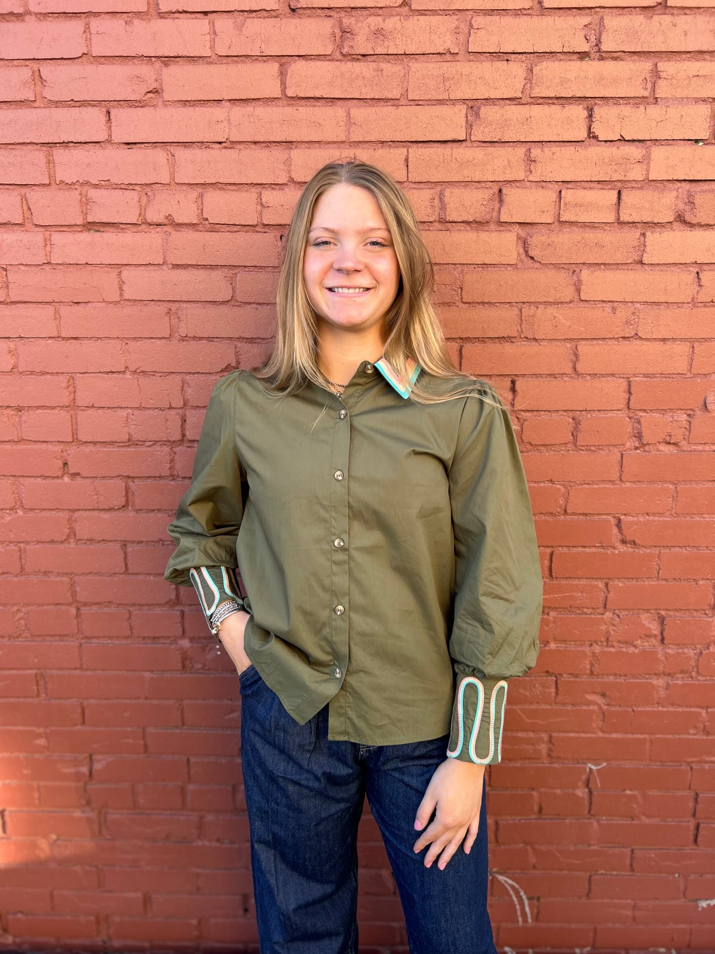 Punctual Top - Olive
