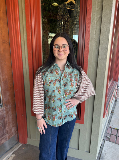 Rita Shirt - Howdy Stripe