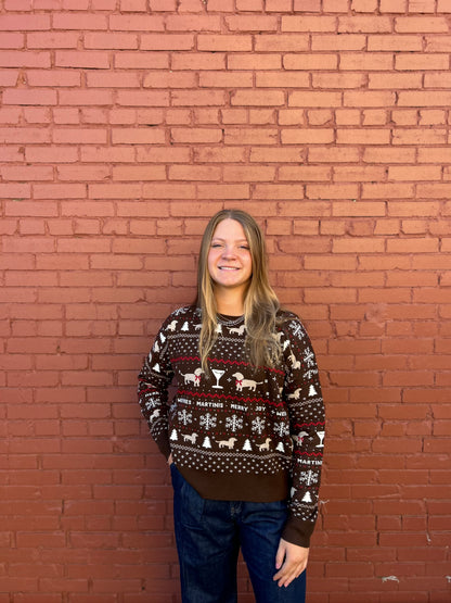 Doxie Wonderland Sweater