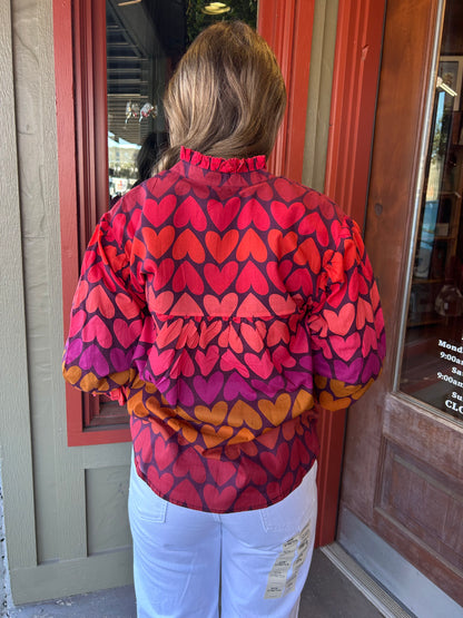 Ombre Heart Top