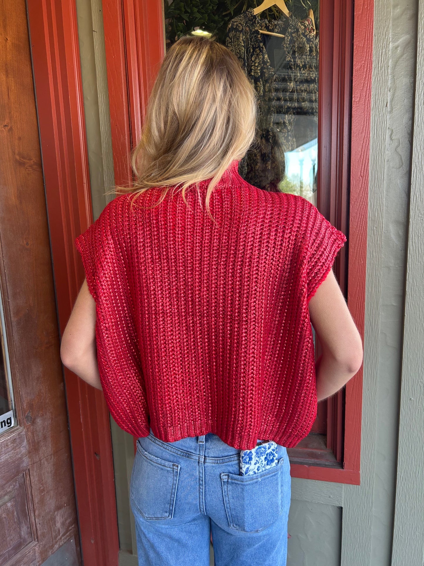 Cherry Kiss Sweater Vest