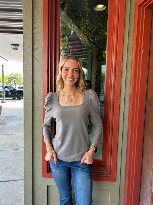 Basic But Better Top - Grey