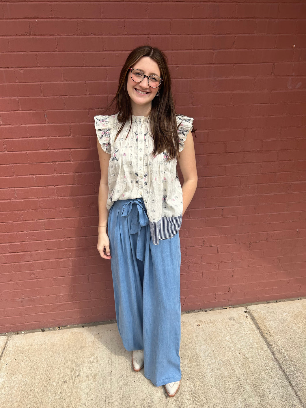 Smocked & Frills Top