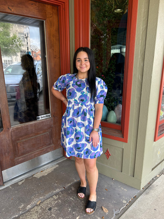 Purple Poppy Dress