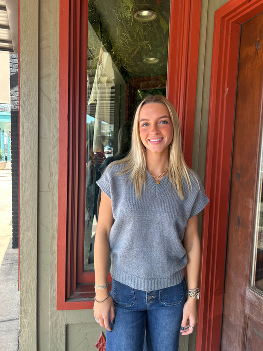 Slate Sweater Vest