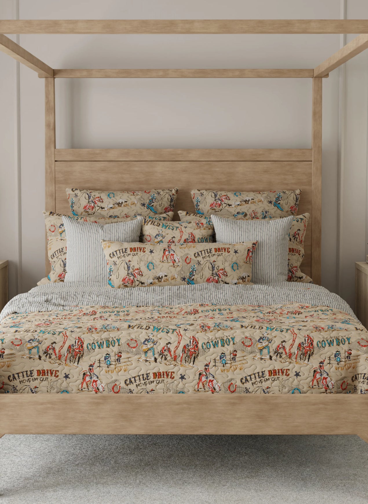Cattle Drive Queen Quilt