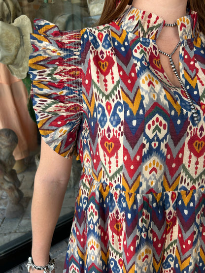 Ikat Dress