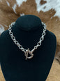 Half Snaffle W/ Bar Necklace