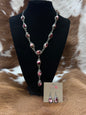 Rose Dahalia Lariat Set