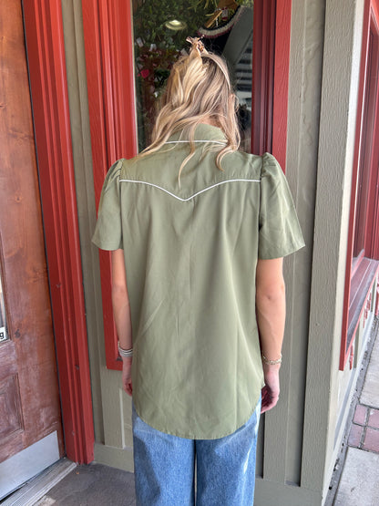 Brazos Shirt - Lt. Olive