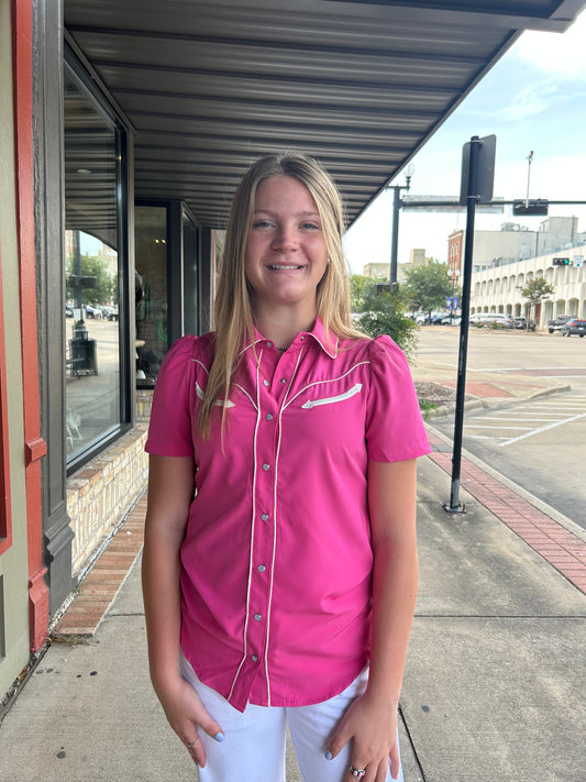 Pecos Shirt - Hot Pink