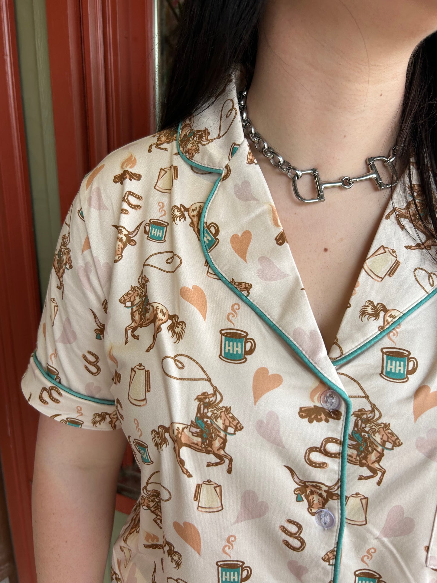 Coffee Cowgirl Pajamas