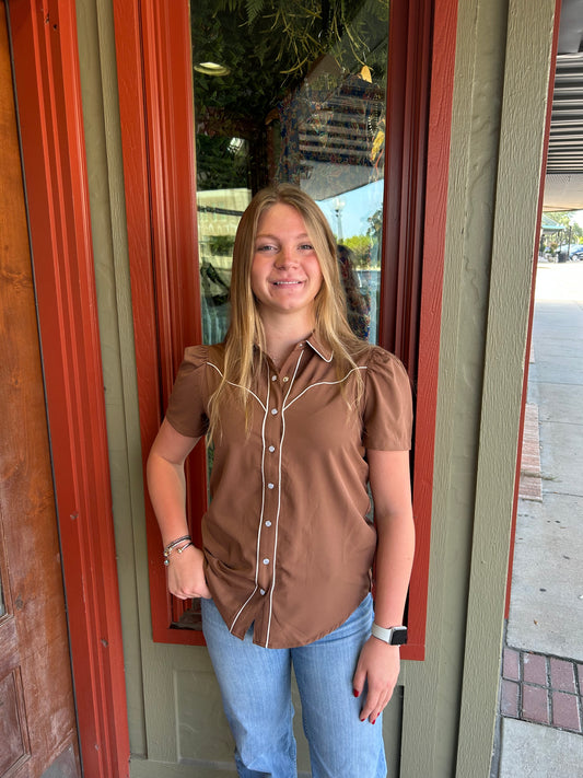 Brazos Shirt - Brown