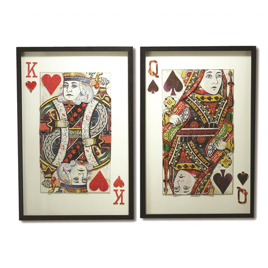 Playing Cards 3D Collage Art