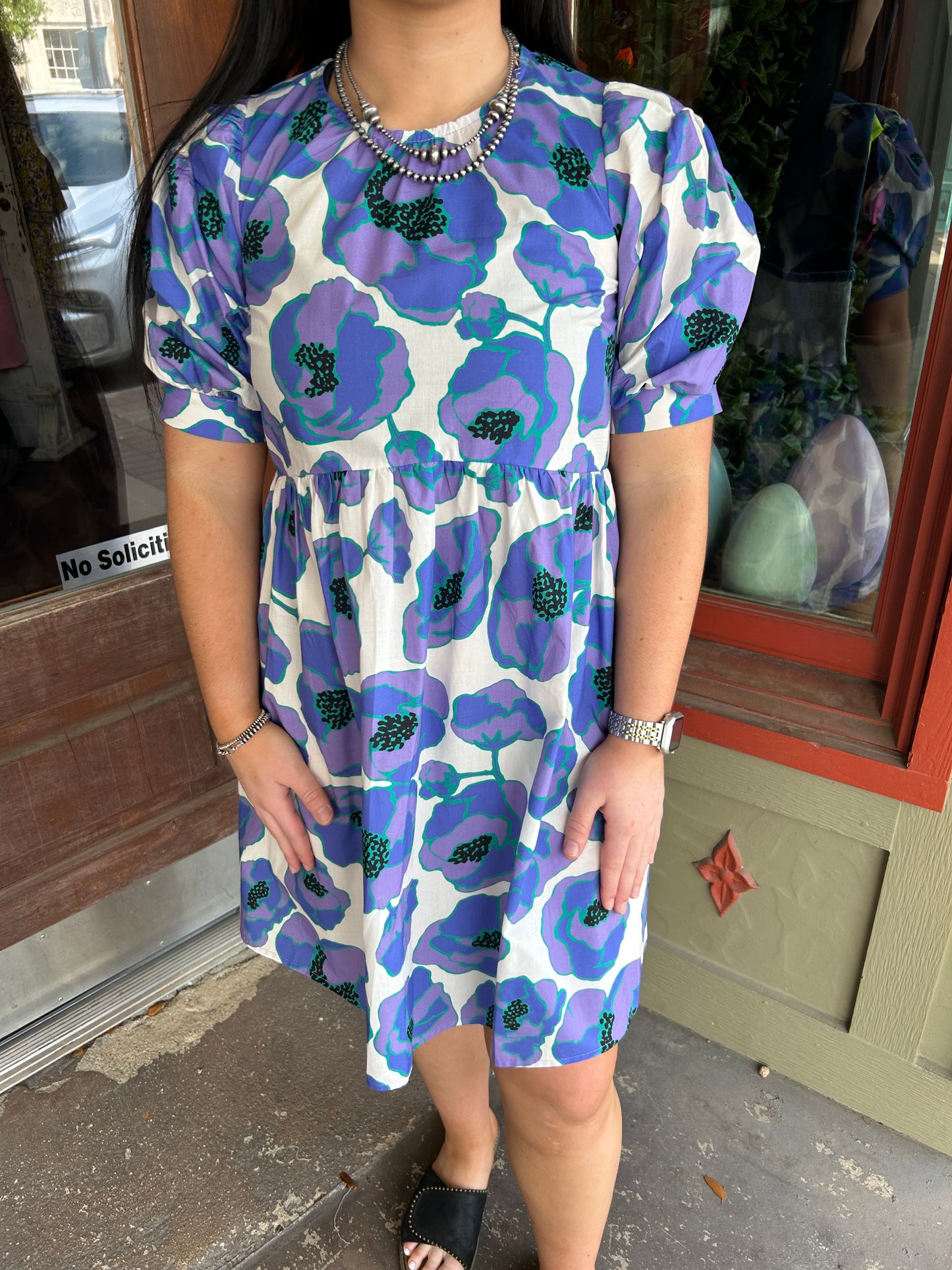 Purple Poppy Dress