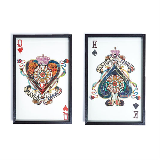 Playing Card 3D Collage Art