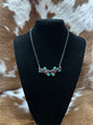 Purple Spiney & Sonoran Gold Bar Necklace