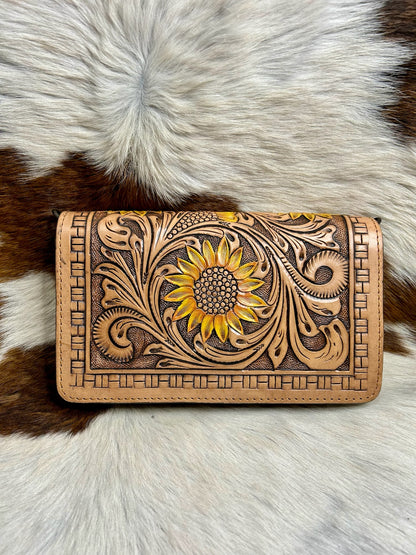 Tooled Book Wallet