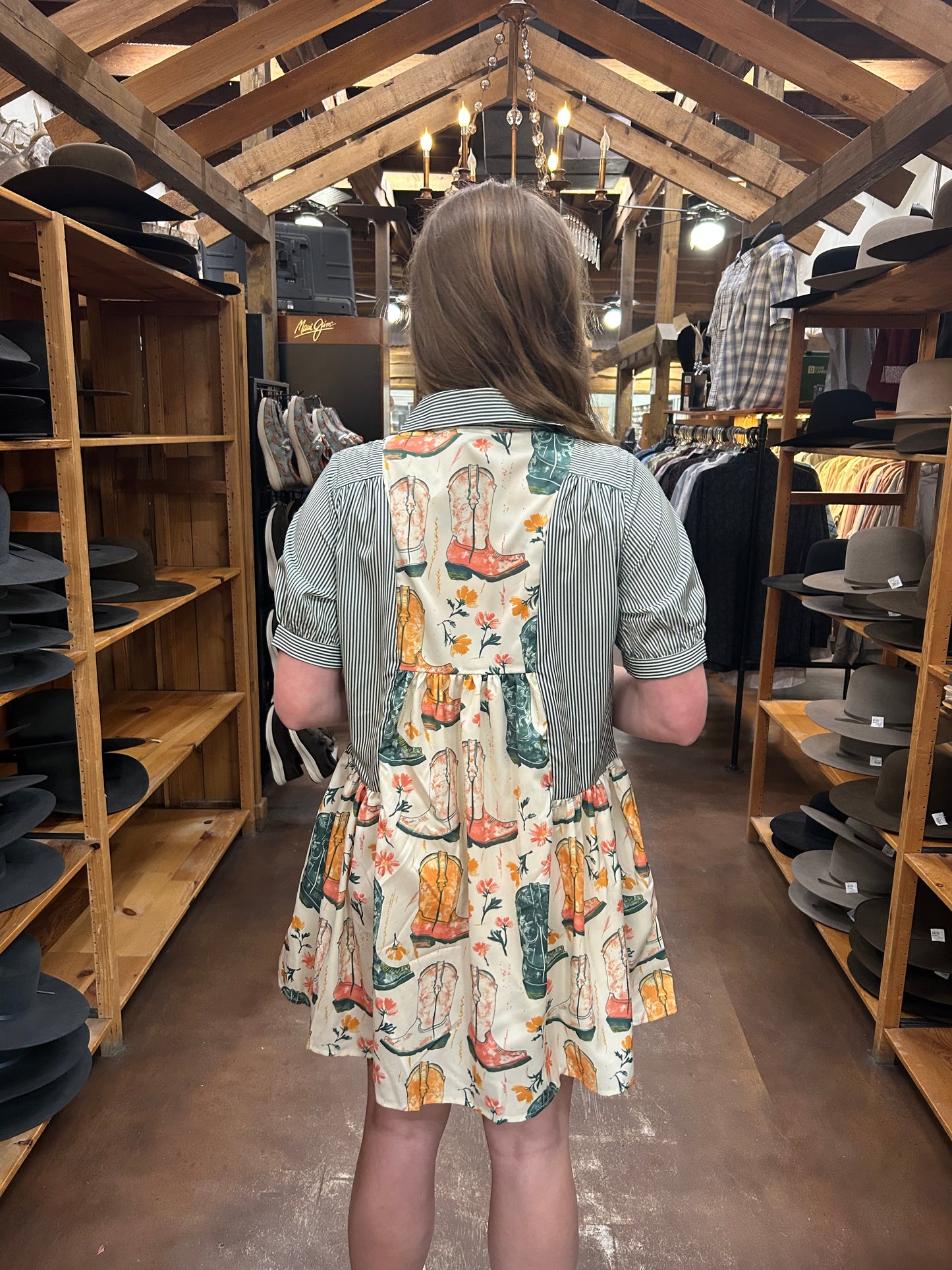 Kicking Boots Dress